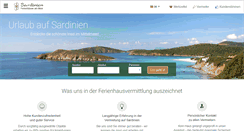 Desktop Screenshot of ferienhaus-auf-sardinien.com